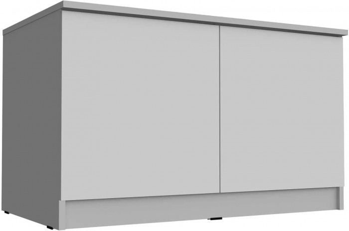 Челси Антресоль-тумба универсальная (Графит, Графит)