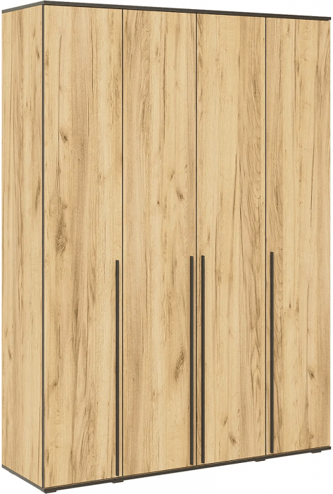 Норд Шкаф 4-х створчатый 1600 Дуб Крафт белый