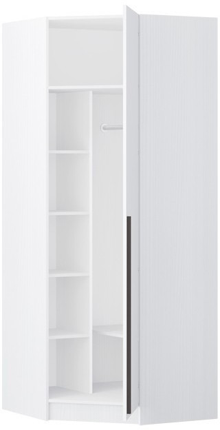 Шкаф Бастион ЛДСП угловой (графит)