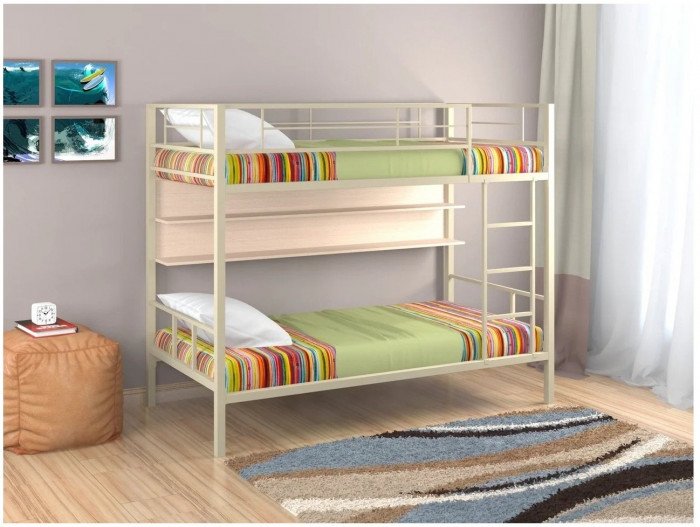 Двухъярусная кровать Севилья-2П (Черный)