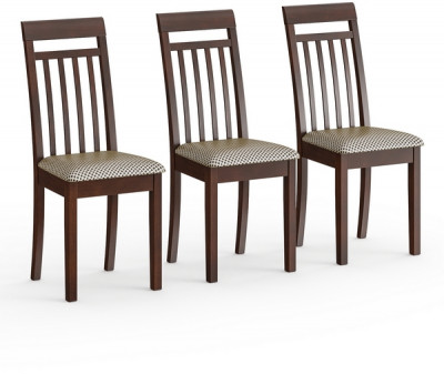 Три стула Мебель--24 Гольф-11 разборных, цве венге, обивка ткань руми 812/8, ШхГхВ 40х40х100 см., от пола до верха сиденья 47 см.