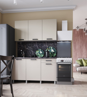 Кухонный гарнитур Нагано 1,5м, Кашемир