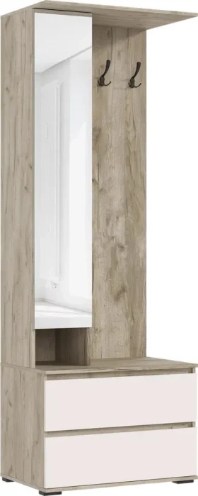 Норд Модульная прихожая, композиция №1, Крафт серый/Кашемир