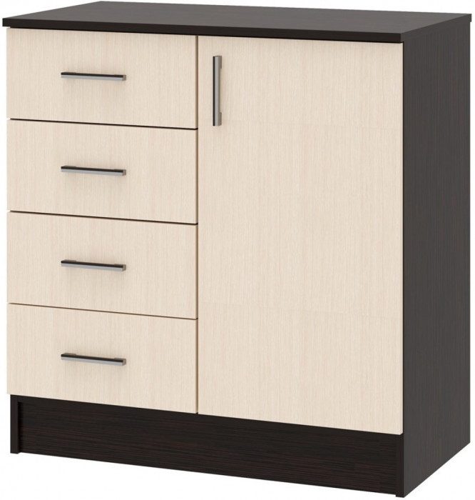 Комод К800-1Д (Ясень шимо)