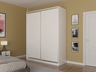 Шкаф-купе Лаурус 3 Белый 140х45х220 см