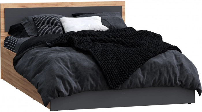 Мартина Кровать 140 (Венге / Белый)