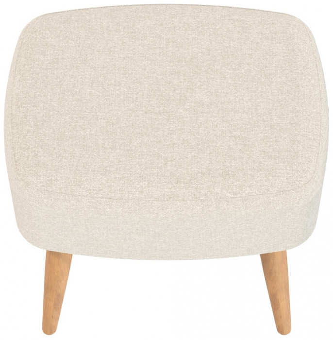 Банкетка 6-5135ТКШбеж Полли, цвет ткань бежевая, ШхГхВ 44х34х45 см.(прямоугольная банкетка на четырёх ножках), цвет ножек: тик