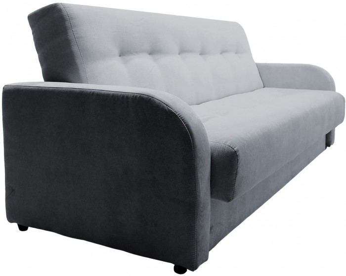 Диван-книжка ЛОНДОН серый 140 ЛЮКС ППУ