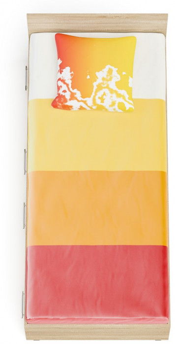 Мори Кровать с ящиками 0900, дуб сонома