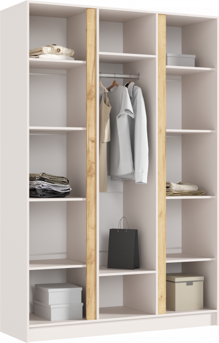 Келвин Шкаф 3-х створчатый 1500, Кашемир, Кашемир