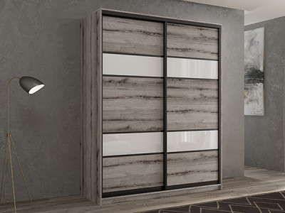 Шкаф-купе Кааппи 8 Эвок Окаменелый 110х60х230 см