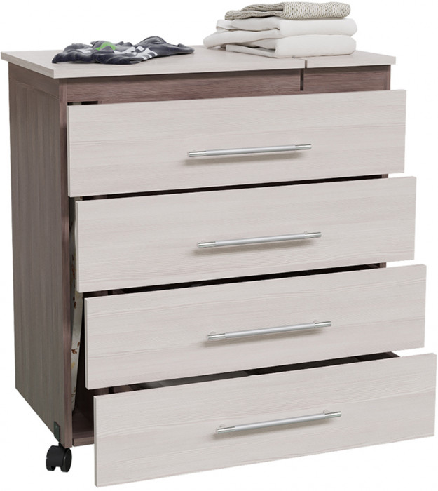 Комод с гладильной доской 4-44300бод.темсв, бодега тёмный/бодега светлый