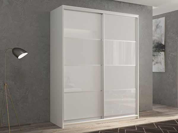 Шкаф-купе Кааппи 14 Белый Бриллиант 120х60х230 см