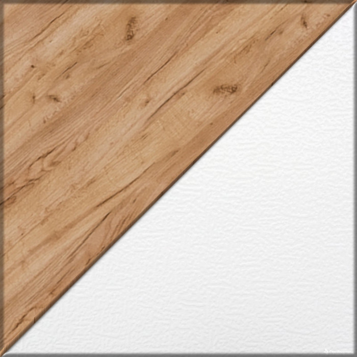 Лидер-8 Пенал МД 22Б + Тумба МД 3.19 + Тумба МД 3.19, белый шагрень/крафт золото