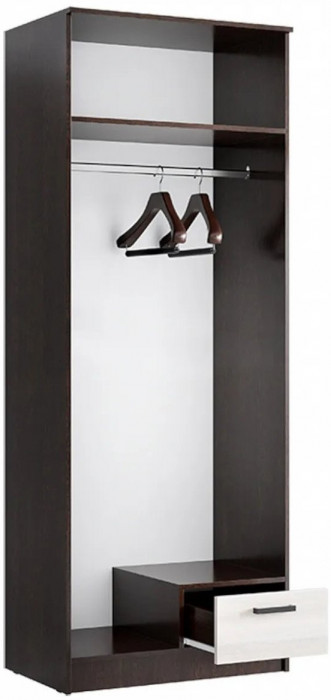 Адель Шкаф 0,8 платяной (Венге / лоредо)