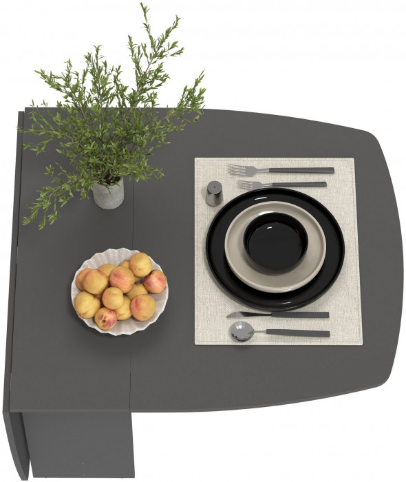 Стол-книжка раскладной 1-65М1граф, графит