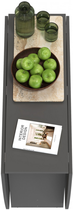 Стол-книжка раскладной 1-65М1граф, графит