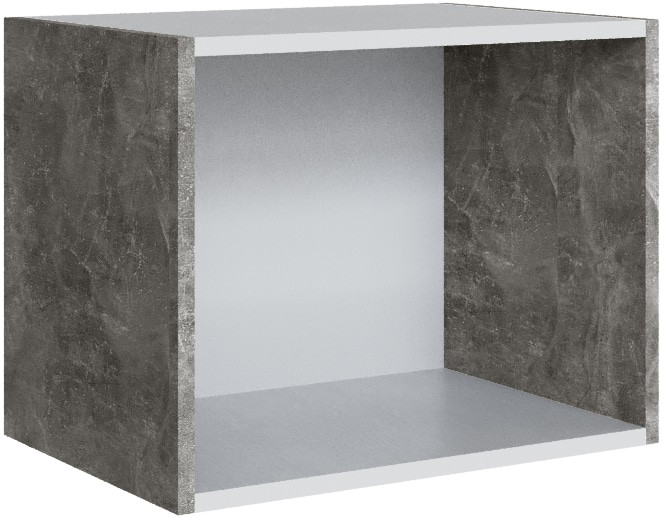 Шкаф Мадрид, композиция 12, Белый/Ателье светлое