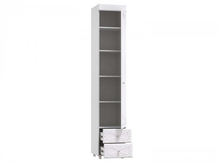 Детская Италия-1 мягкая спинка белое дерево