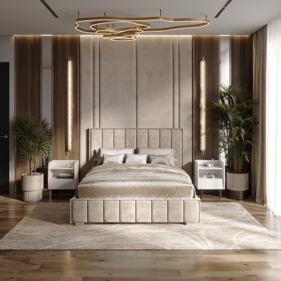 Кровать с подъемным механизмом Мирабель КР-11 (1,4м), Мокко