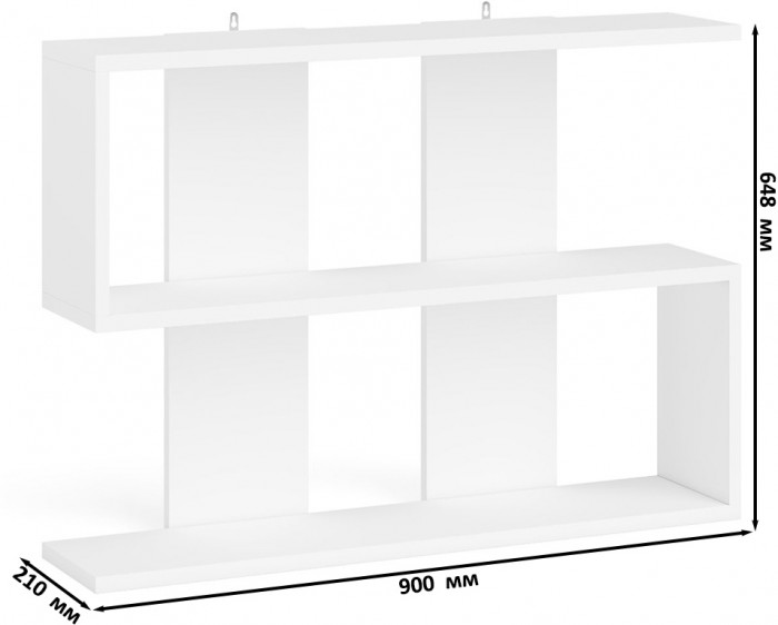Мори Стол компьютерный МС-1 правый + Комод МК1200.3 + Полка 900, цвет белый, ШхГхВ 210,4х50х209,6 см., НЕ универсальная сборка