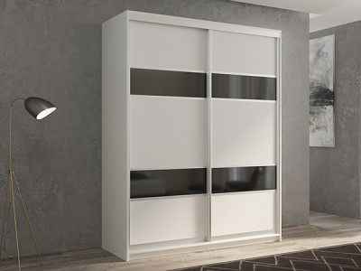 Шкаф-купе Кааппи 7 Белый Бриллиант 120х45х230 см