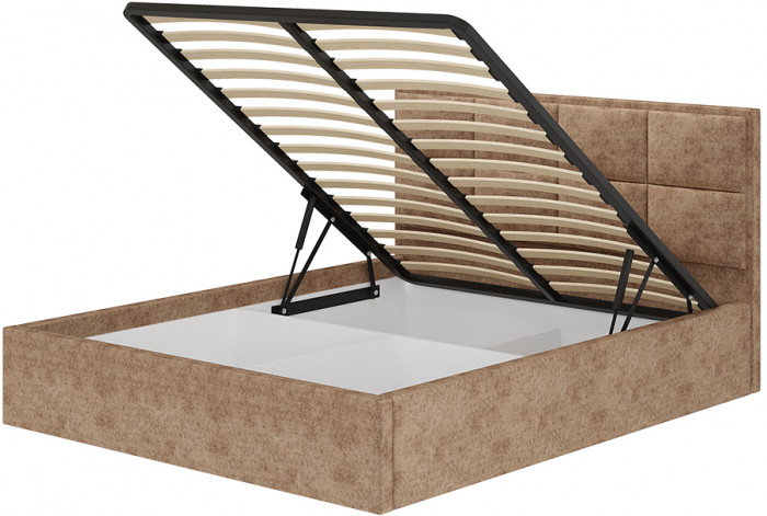 Кровать 160х200 с подъемным механизмом Линда, антик