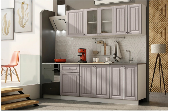 Кухня Хозяюшка МДФ 1800, Трюфель