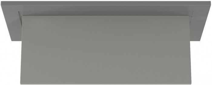 Остин 15.12 Вешалка + 15.12 Вешалка, цвет серый графит, ШхГхВ 159,4х29,6х39,7 см.