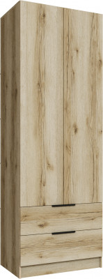 Шкаф Мадрид (0,8) с 2 ящ. без зеркала, Дуб делано