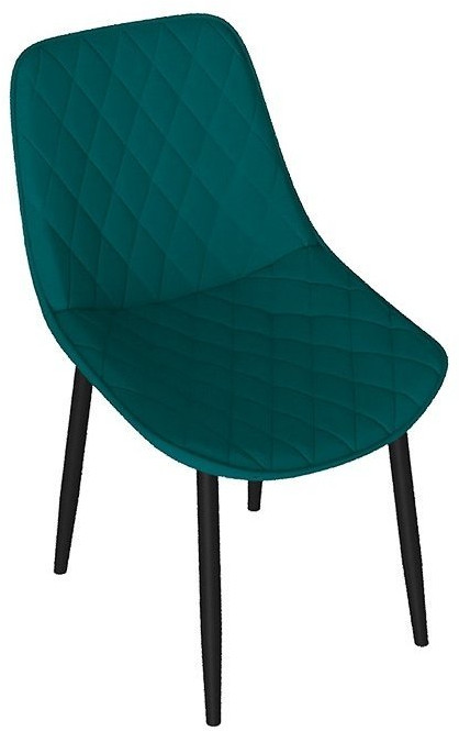 OSCAR Стул (Белый муар/Велюр L006 бирюзовый)