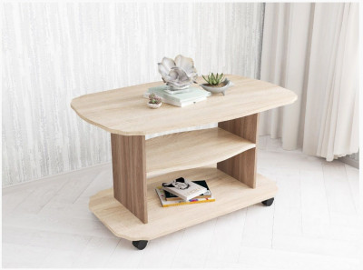 Журнальный стол Консул-2 дуб сонома/ясень шимо