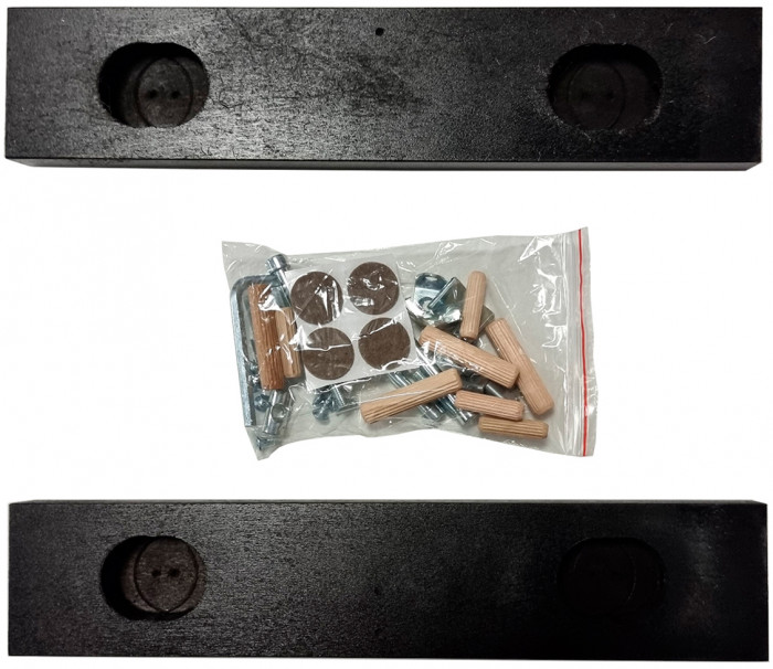 Три стула Мебель--24 Гольф-14 разборных, цвет венге, деревянное сиденье венге, ШхГхВ 41х42х95 см., от пола до верха сиденья 47 см.