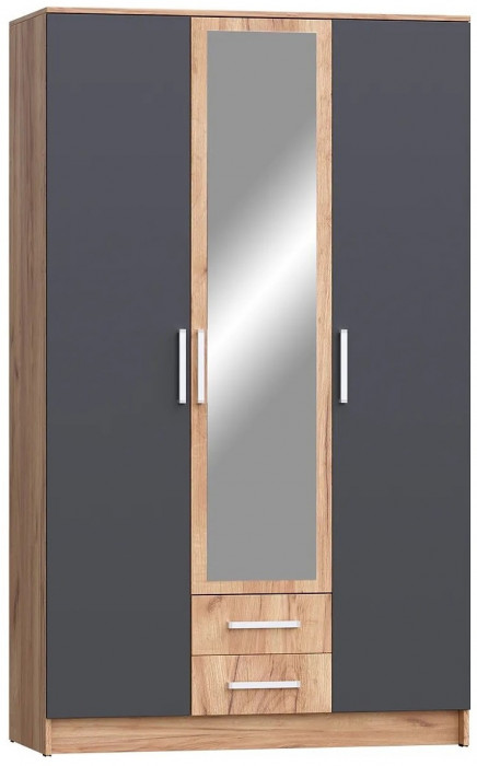 Мартина Шкаф для одежды 3-дверный (Венге / Белый)