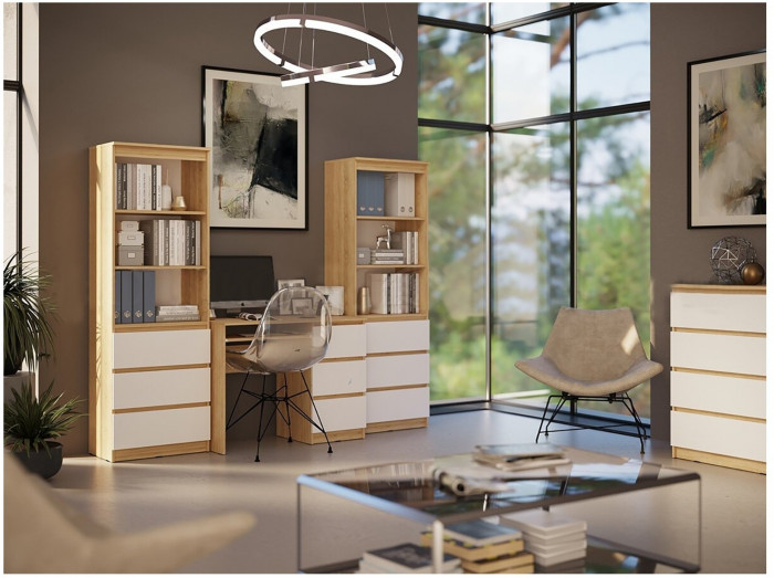 Модульная детская Челси, композиция 5 (Белый глянец, Белый)