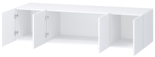 Антресоль Бастион ЛДСП 1,6 (Крафт золотой / Белый древесный)