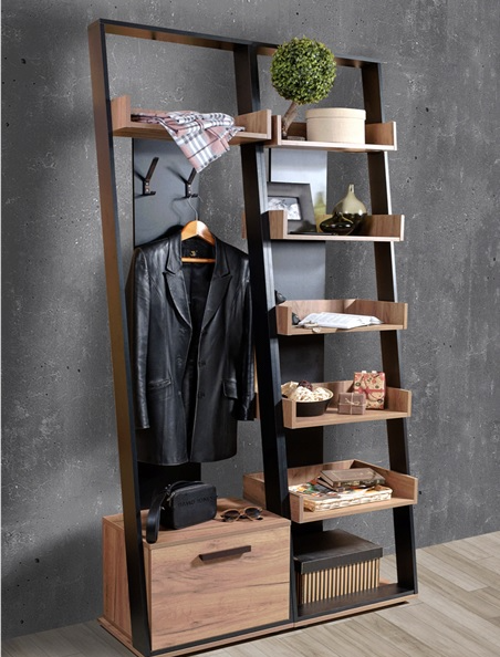 Стеллаж Nature 95, дуб табачный