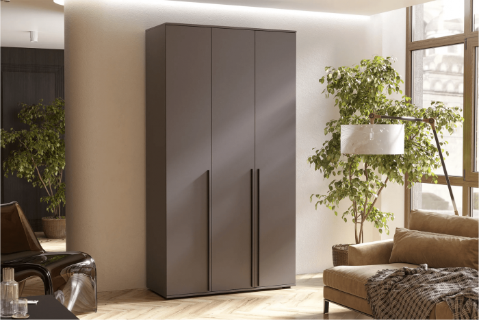 Норд Шкаф трехстворчатый 1200 + Норд Антресоль к шкафу 1200 Дуб Крафт