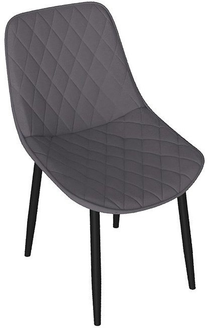 OSCAR Стул (Белый муар/Велюр L002 серо-бежевый)