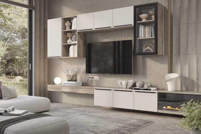 Шкаф навесной Урбан ШКН-09, Дуб смоки