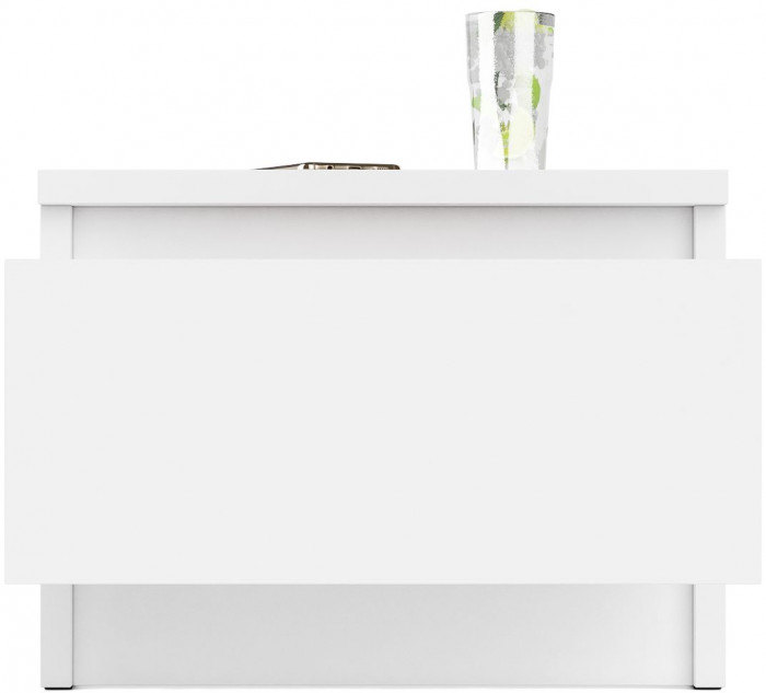 Мори Тумба прикроватная ТПМ400.1, цвет белый, ШхГхВ 40,4х34,6х30 см.