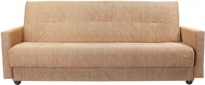 Раскладной диван-кровать, прямой, книжка, цвет бежевый, Милан 120