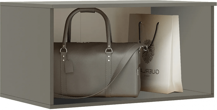 Норд Шкаф двухстворчатый 800 + Антресоль 800 Дуб Крафт белый