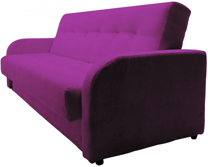 Диван-книжка ЛОНДОН фиолетовый 140 ЛЮКС, пружинный блок Боннель