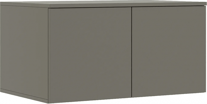 Норд Шкаф двухстворчатый 800 + Антресоль 800 графит