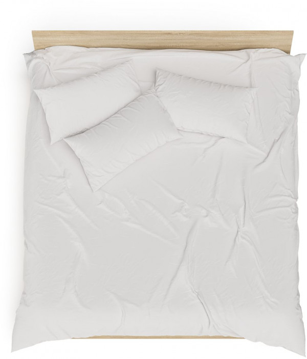 Мори Кровать с ящиками 1800, цвет дуб сонома, ШхГхВ 183,5х203,5х70 см., сп.м. 1800х2000 мм., без матраса, основание есть