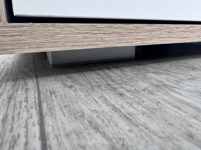 Компьютерный стол Квартет-9, Дуб крафт золотой/Графит серый