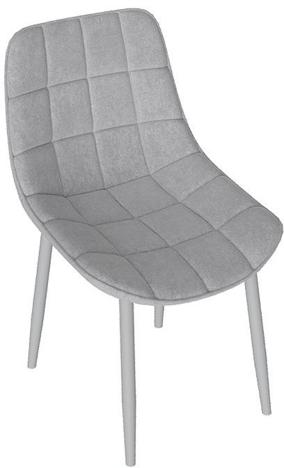 BOSTON Стул (Черный муар/Велюр V005 светло-бежевый)