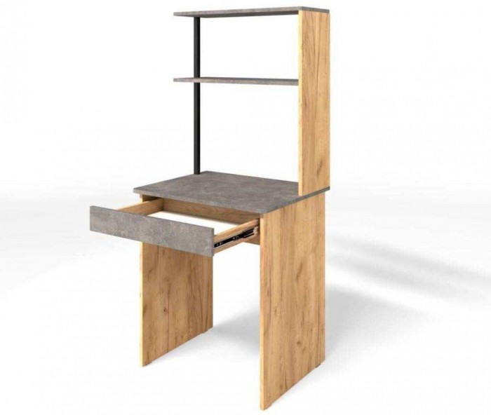 Стол компьютерный СК-4 дуб крафт/ателье