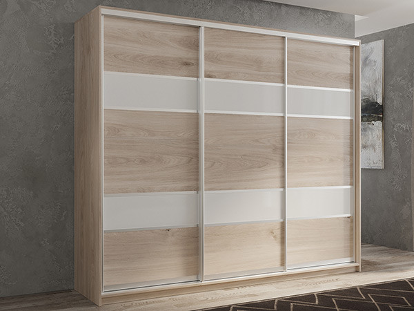 Шкаф-купе Кааппи 8 Кастелло Серый 240х45х230 см